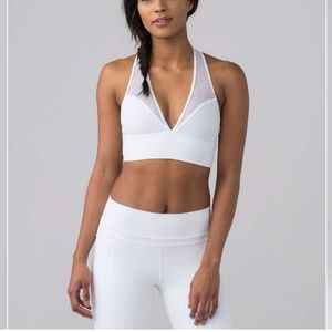 lululemon athletica White Sports Bra